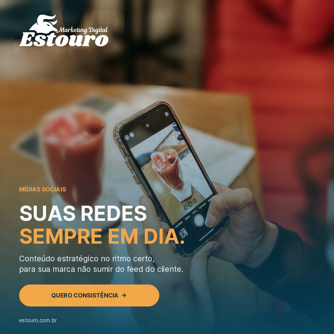 Constância nas redes sociais da empresa
