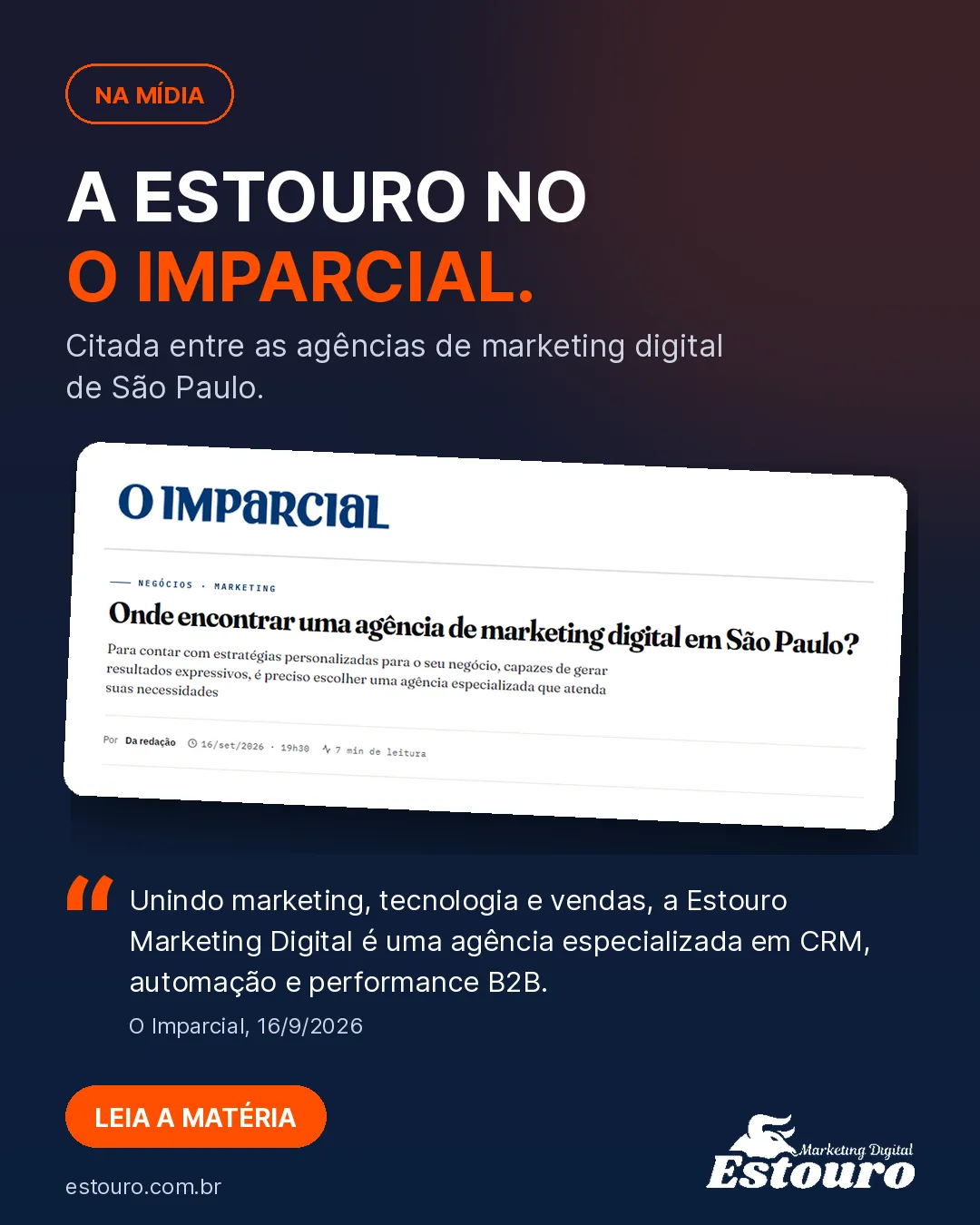 Estouro na mídia: O Imparcial