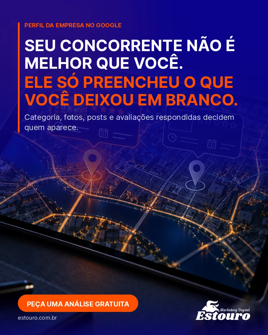 O concorrente só preencheu