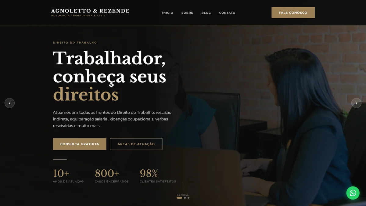 Agnoletto & Rezende Advocacia, Jurídico