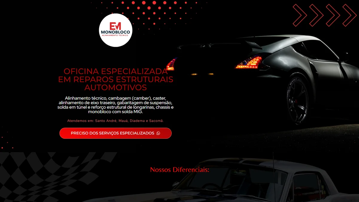 EM Monobloco, Oficina Automotiva