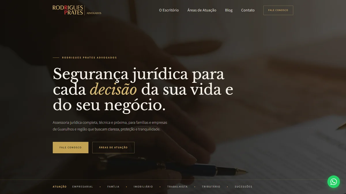 Rodrigues Prates Advogados, Jurídico